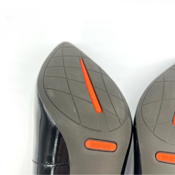 9W 9 W WIDE WIDTH Rockport Women's Total Motion 75MM Black Patent Leather Heels - Picture 10 of 15